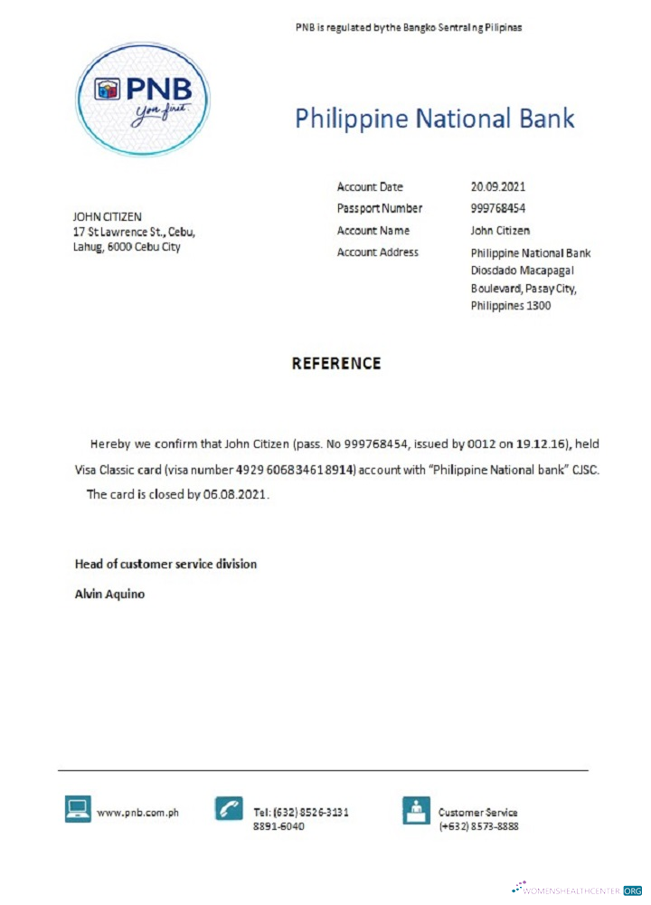 Download Philippines PNB closure reference Photoshop template